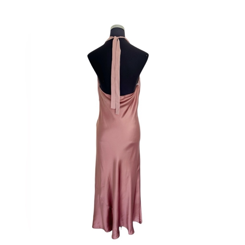 NWT Reformation Wyn 100%Silk Dress in Praline - Picture 7 of 10